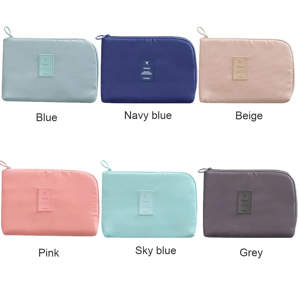 Data Cable Charger Digital Accessories Travel Cable Organizer Bag Small Zipper Pouch Cosmetic Storage Bag Electronic Organizer