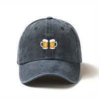 Beer printed baseball cap, a must-have for parties and gatherings, suitable for both men and women in a fashionable style