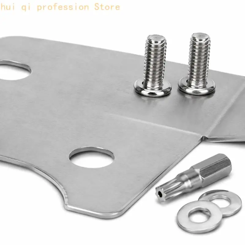 Formed Stainless Steel Tailgate Lock Plate for Direct Installation H8WE