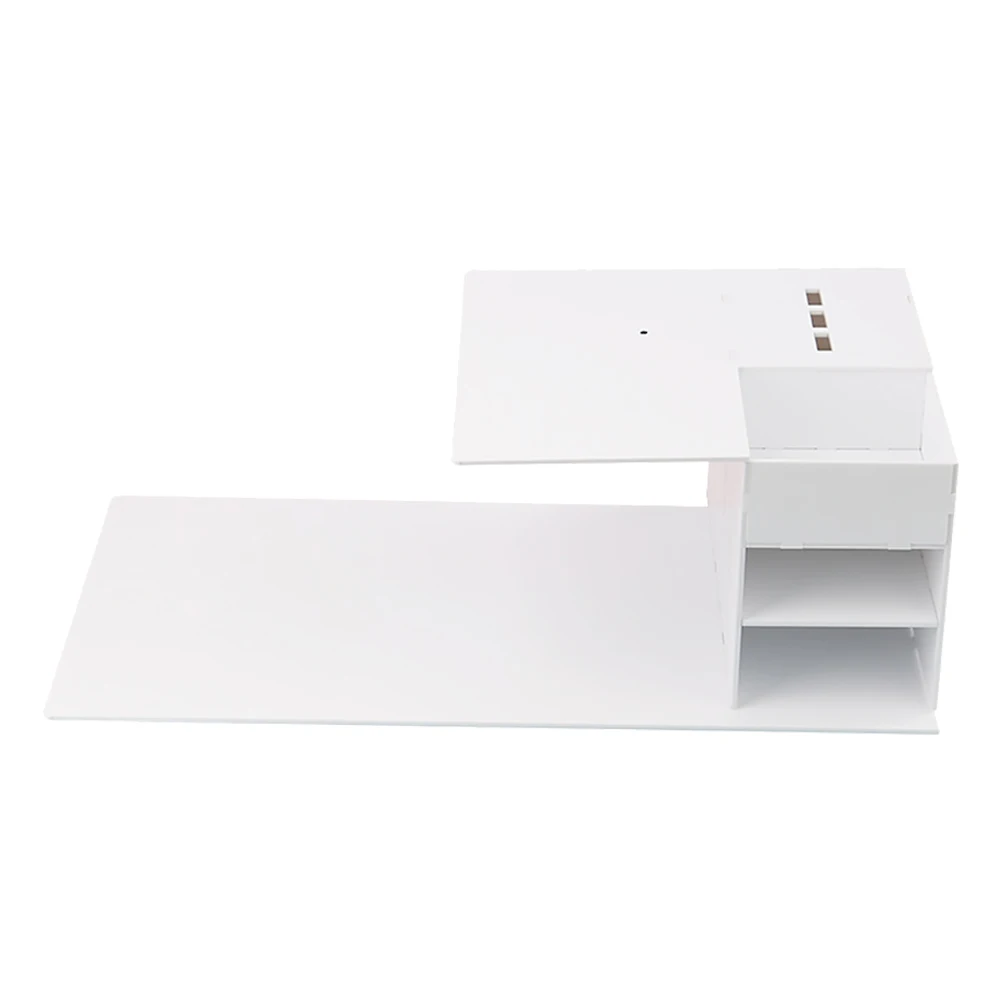 

Eyelash Grafting U shaped Acrylic Console White Lightweight ganizer Display St for Salon Extensions Pillow Shelf