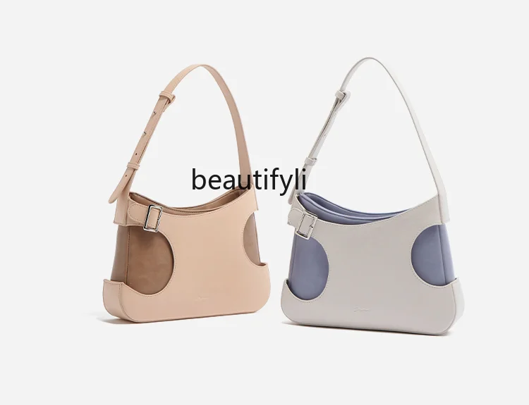 

Bag Women's New Color Matching Underarm Bag Shoulder Bag Niche Original