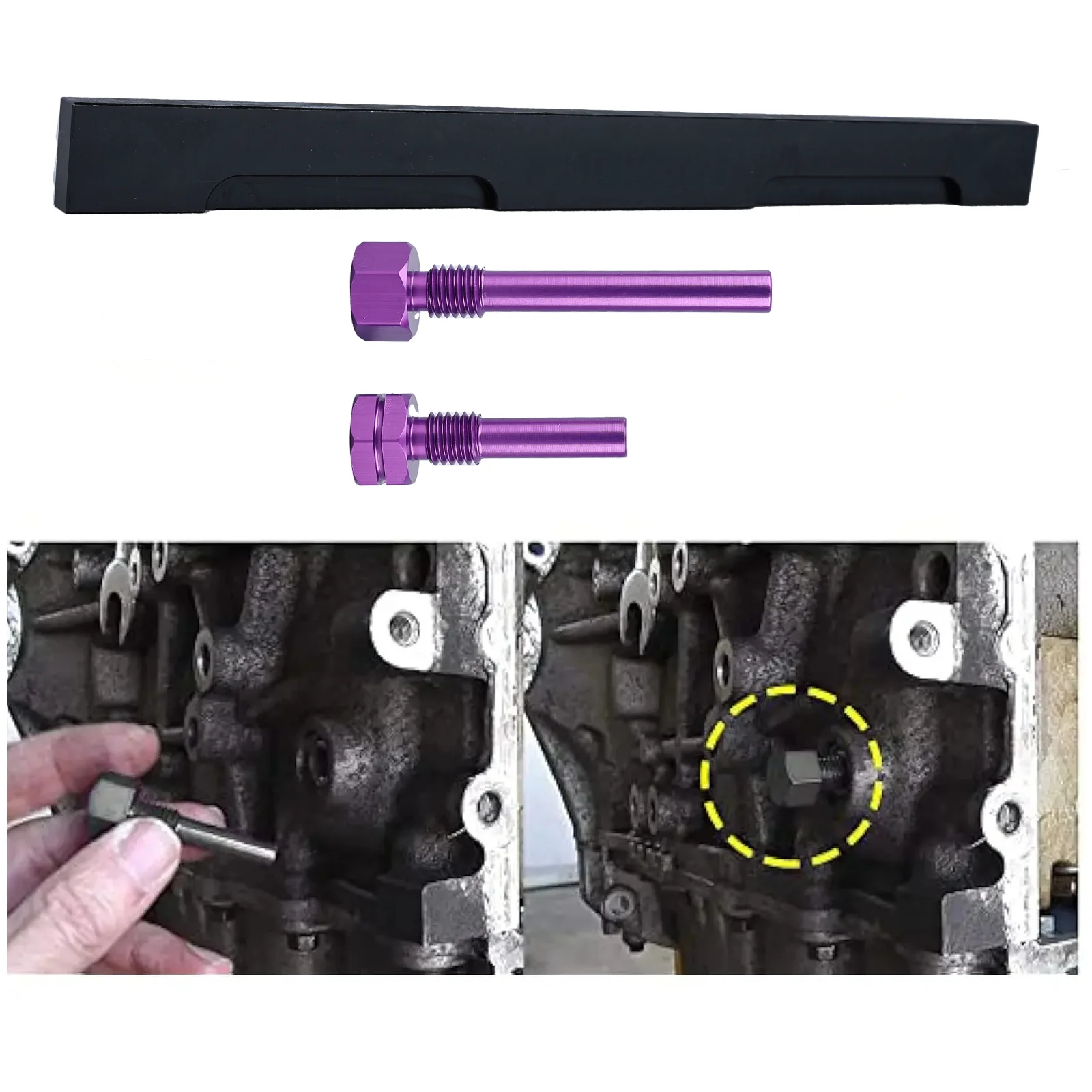 

Camshaft Timing Alignment Tool Kit Replacement for F-ord Mazda Duratec MZR 303 465 507 574 Zetec 2.0L2.3L2.5LSVT
