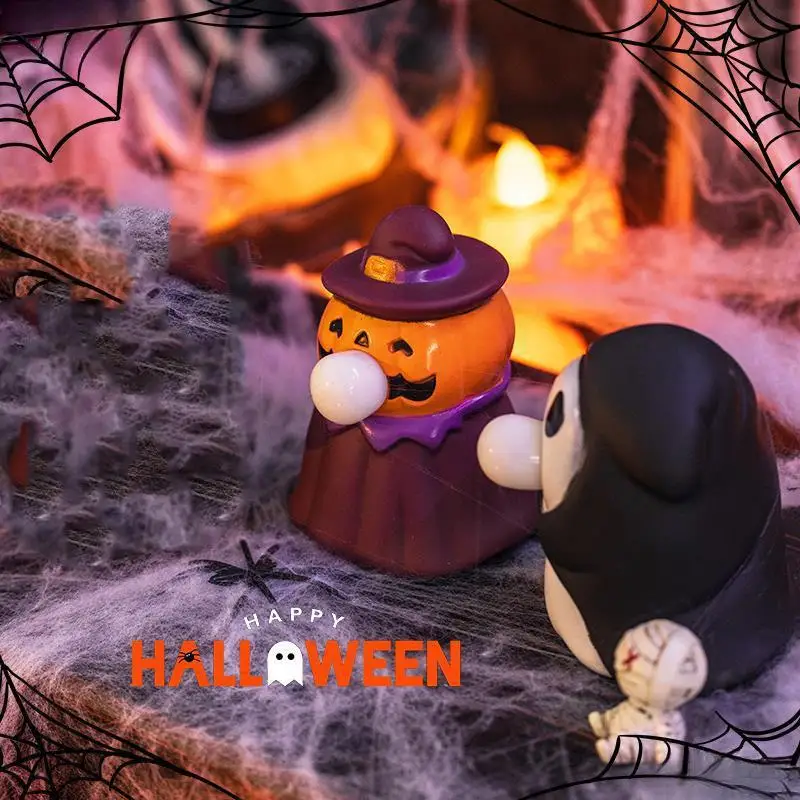 Juguetes de burbujas para apretar para Halloween, calabaza creativa para aliviar el estrés, regalo encantador, juguete único para pellizco de descompresión