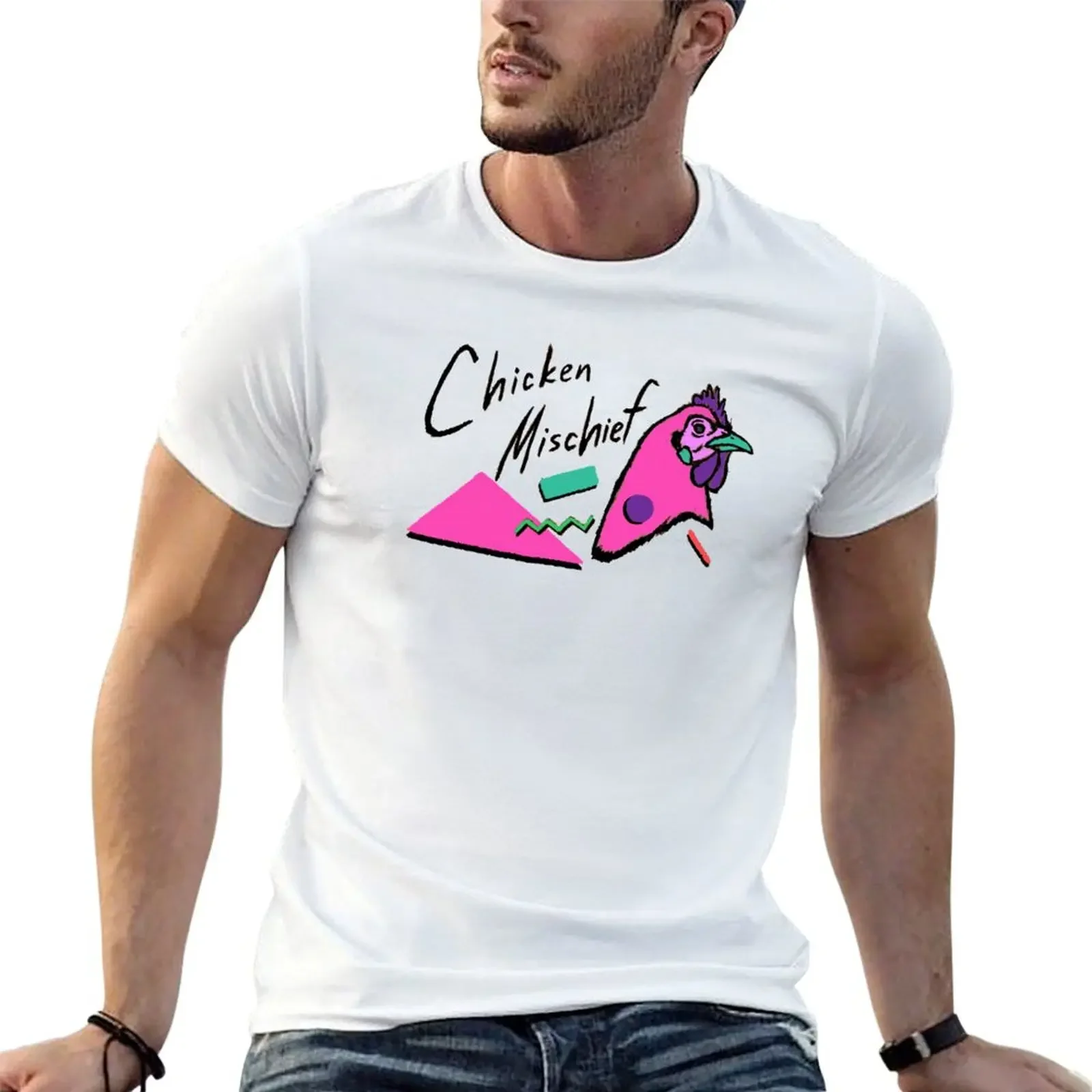 

Chicken Mischief T-Shirt sweat man t shirt new edition mens shirts graphic tee