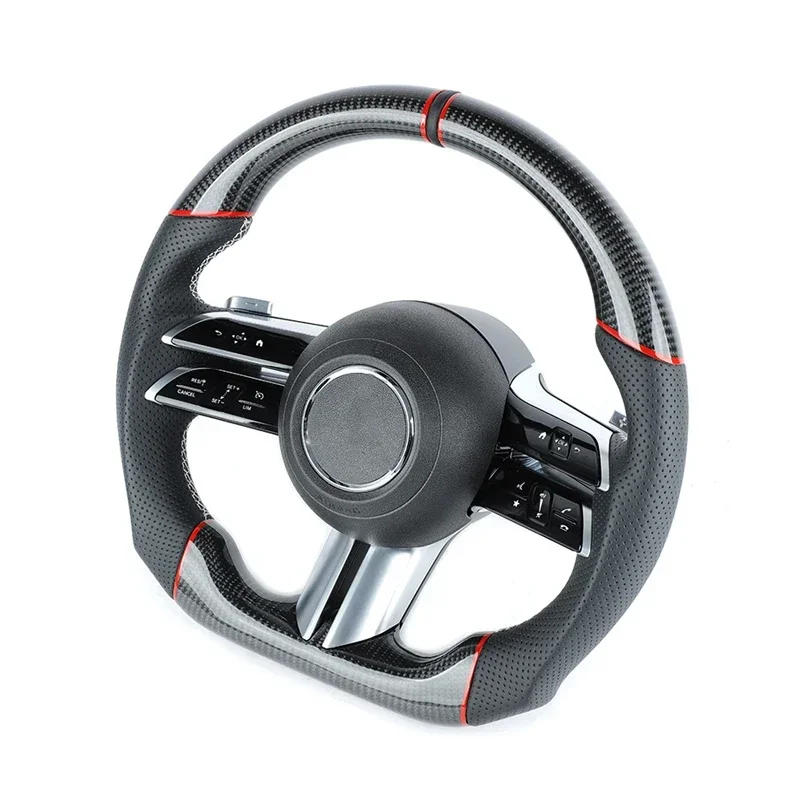 

For Mercedes sentires car series can be retrofitted and upgraded with the new AM-G steering wheel