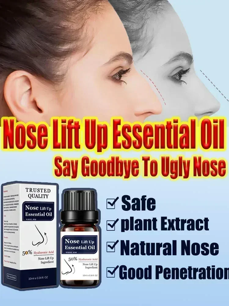 Minyak esensial menaikkan hidung, minyak esensial rinoplasti pijat perbaikan hidung wanita, minyak esensial perawatan mengangkat hidung Beauty090437