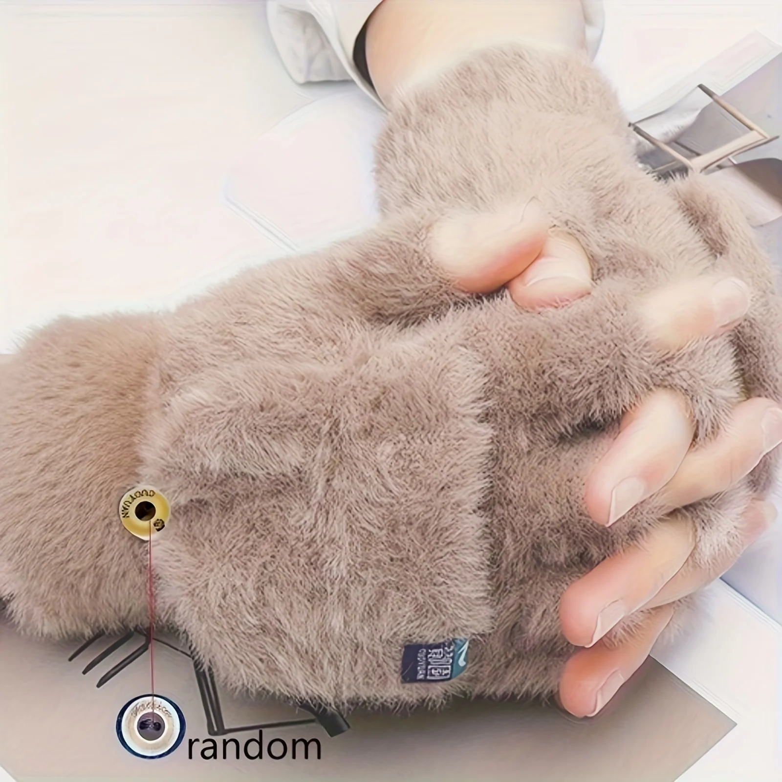 قفازات الوجه الدافئة العالمية للرجال والنساء لحماية الشتاء، قفازات ناعمة وقابلة للغسل في الهواء الطلق للتنقل اليومي، قفازات الأصابع