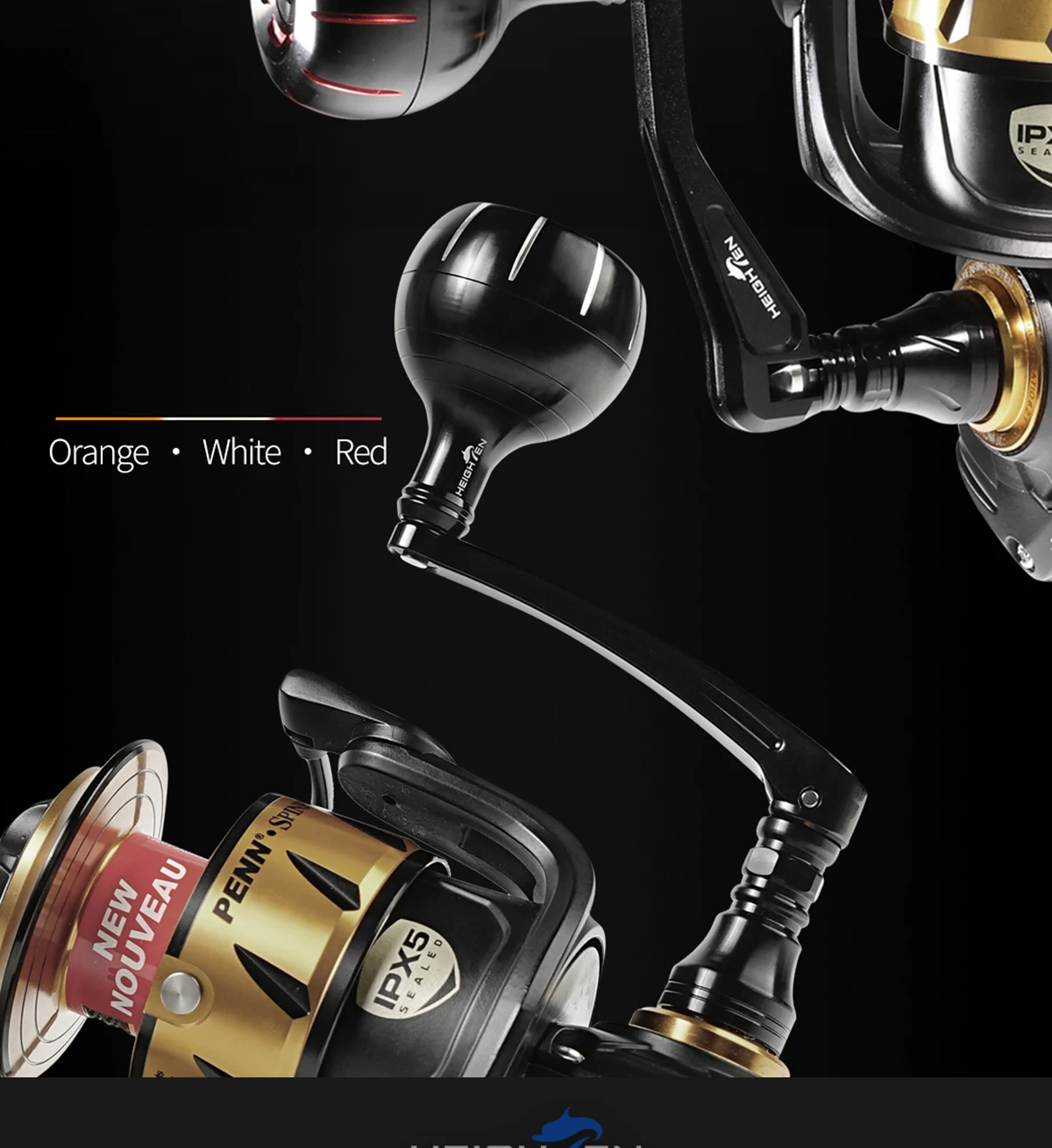 Erhöhen Sie den 60-mm-Spinngriff für den Penn-Spin fisher vi/vii slammer iii/iv battle ii/iii – Detail 16