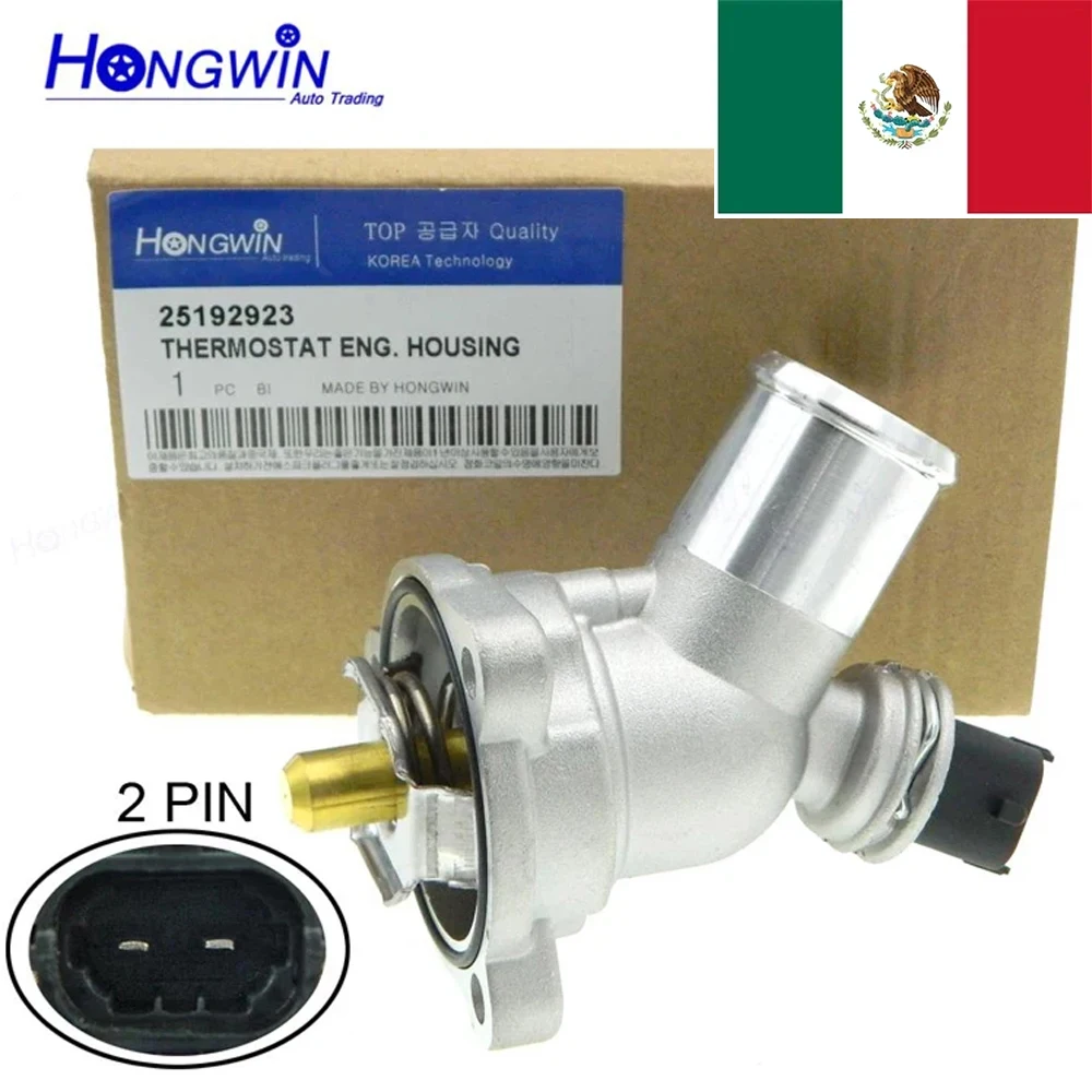 New Aluminum Engine Cooling Thermostat Connector Plug For Chevy Chevrolet Spark 1.2L 2013 2014 2015 96988257 25192923 25199831