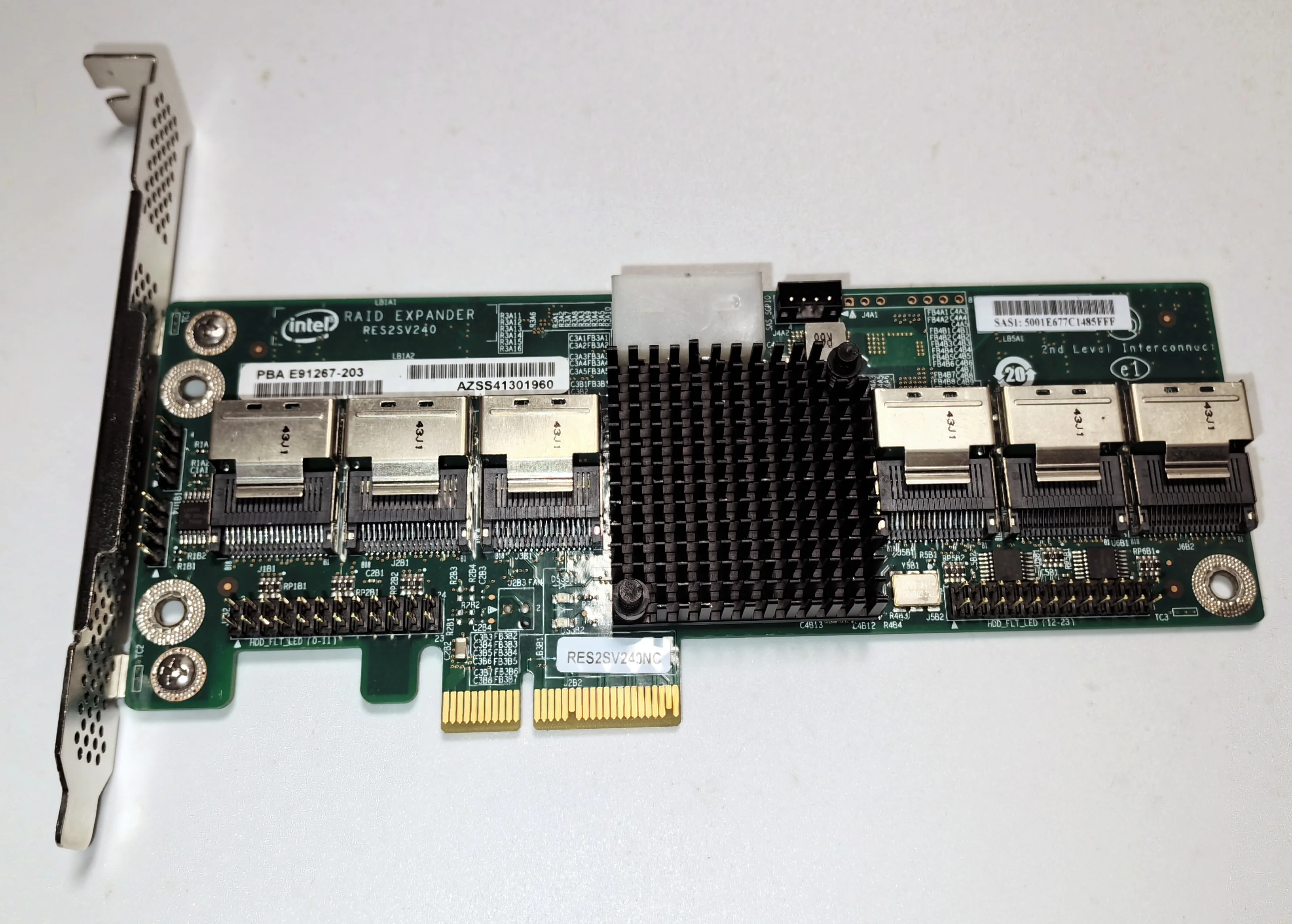 

Intel RES2SV240 24port 6G 6Gbps SATA SAS Expander Server Adapter RAID CARD