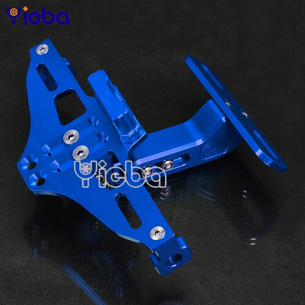 

FOR YAMAHA YZFR125 YZF R125 YZFR-125 2014-2023 2022 Adjustable with LED Light Motorcycle License Number Plate Holder Frame 2024