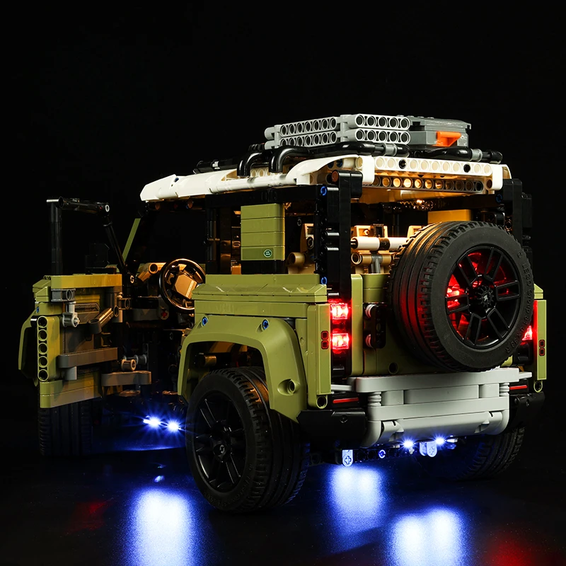 LED Light Kit for LEGO Land Rover Defender 42110 Building Blocks Bricks view 5