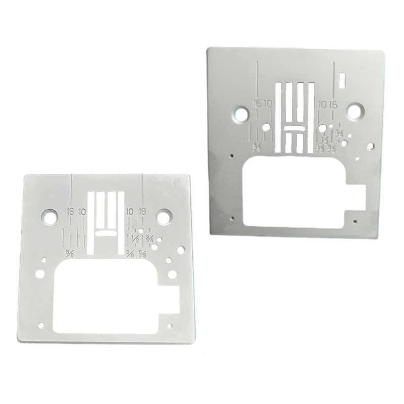 

Y6GD Professional Iron Needle Plate Replacement For 86992 Sewing Machine Accessories Metal Needle Plate with Scale Marking