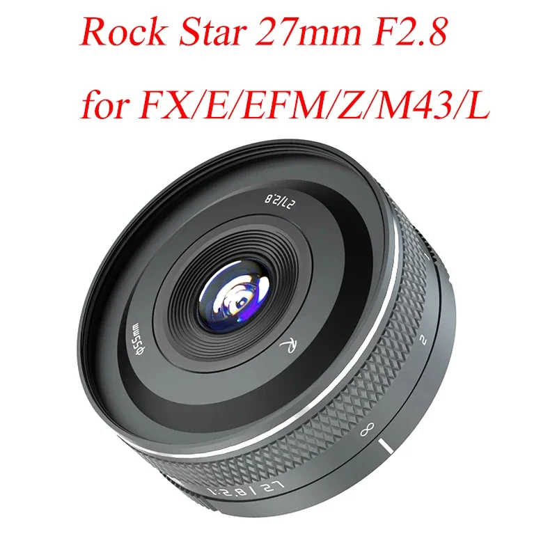 

Камера с широкой диафрагмой и фиксированным фокусом Astrhori RockStar 27 мм F2.8 для Sony E Nikon Z Leica L SIGMA M4/3 Fuji XF Canon