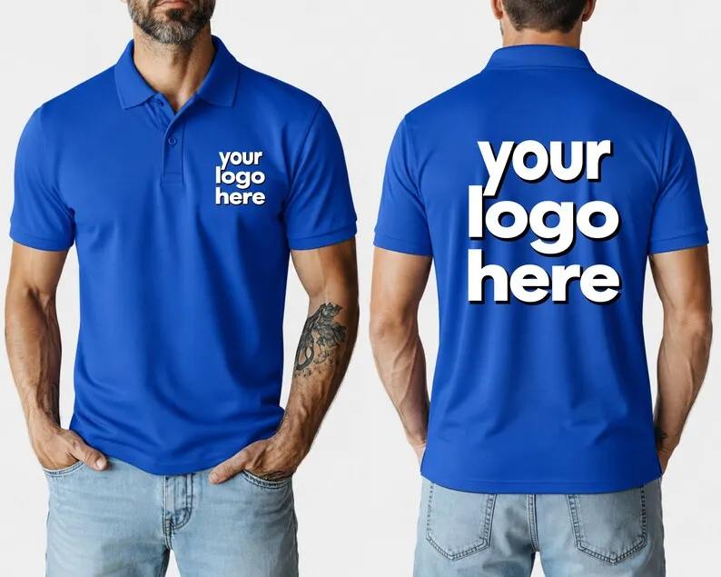 Your Custom Logo Dry Fit Polo Shirt Women Men Collared Shirt Company Business Uniforms Events Staff