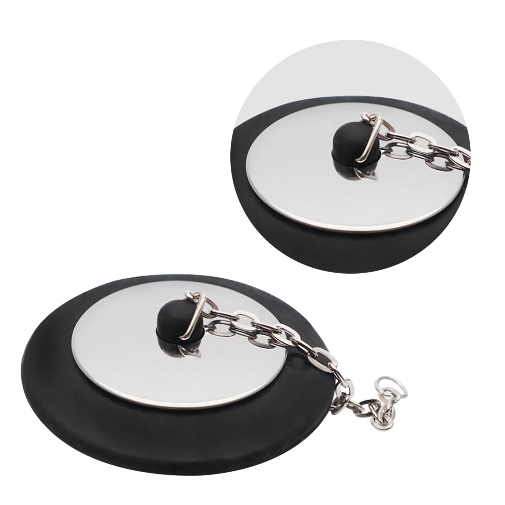 

Rubber Drain Stopper Flat Smooth Sealed Anti-Mold Bathtub Sink Use Bathroom Kitchen Laundry Tub Stopper Drain Plug