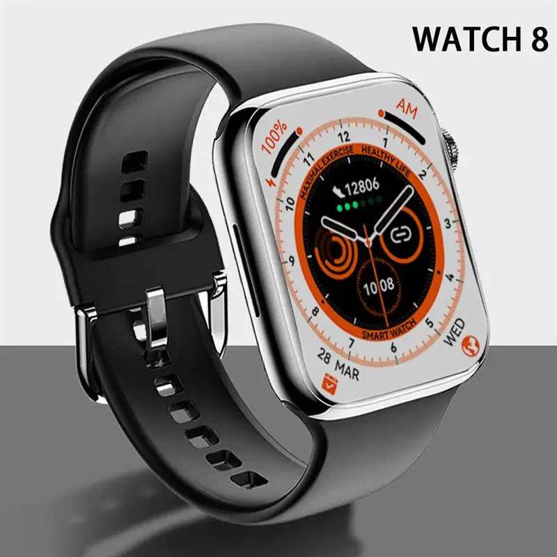 Top! DT8 Max montre intelligente hommes femmes série 8 2.0 pouces écran inffini NFC GPS Tracker Bluetooth appel sport Smartwatch PK iwo