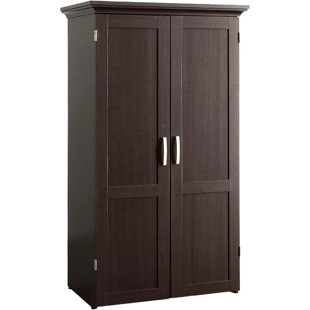 

Miscellaneous Storage Craft Sewing Armoire,Dakota Oak Finish,Center shelf also features power strip with six outlets cornerdesk