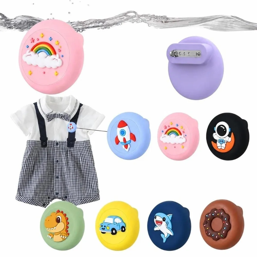 Silicone For AirTag Holder Lightweight Durable For AirTag Tracker Case Safety Pin Design For AirTag Accessory For AirTag