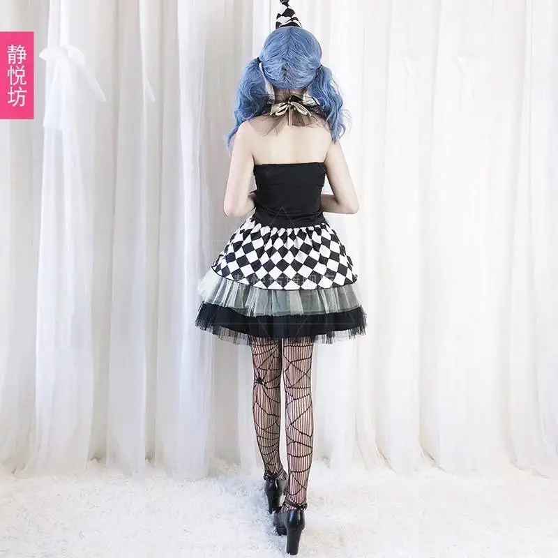 Heksenkostuum Halloween Prestatie Outfit Dames Magic uit oulder Devil Dr up Kleding Merkloze podiumkleding