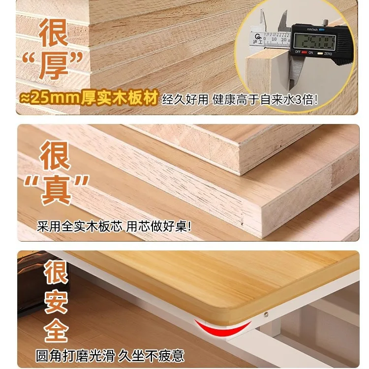 مكتب كمبيوتر من الخشب الصلب، مكتب مكتبي بسيط، طاولة طويلة، طاولة دراسة للطلاب، غرفة نوم منزلية، طاولة رياضية إلكترونية #3