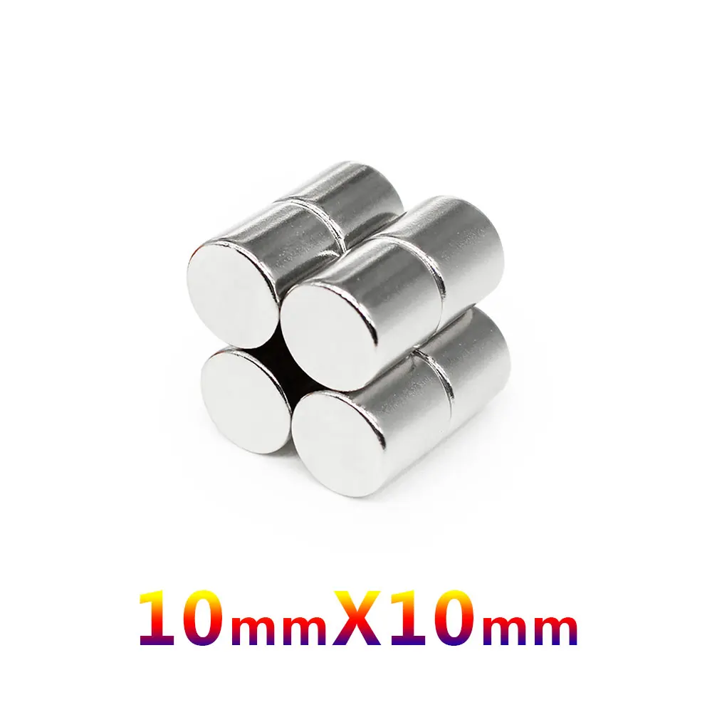 5/10/20/25/50PCS 10x10 mm Disc Rare Earth Magnets 10x10mm Round Neodymium Magnet Strong 10mmx10mm Permanent Magnet 10*10 N35