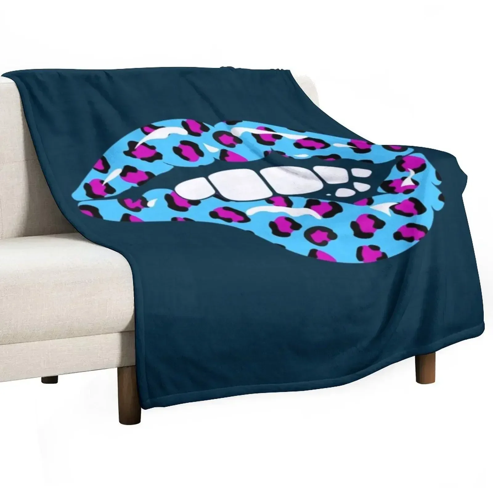 Ben Azelart Merch Lip Throw Blanket Single Luxury St Blankets