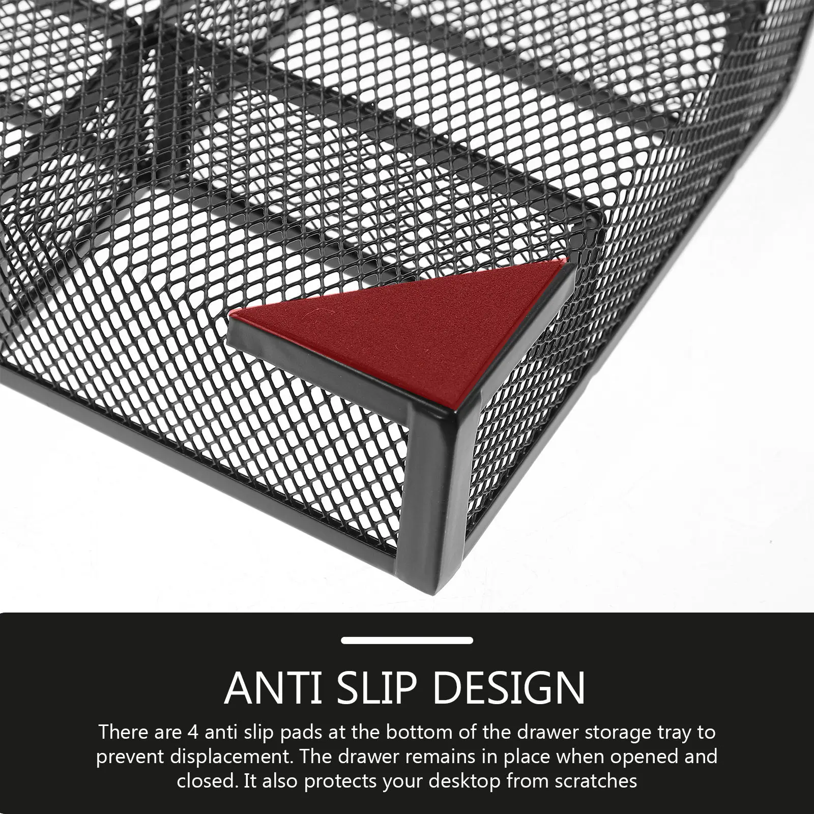 

Настольный органайзер-ящик из сетки для хранения канцелярских принадлежностей, косметики, металлический держатель для файлов для офиса, школы и дома