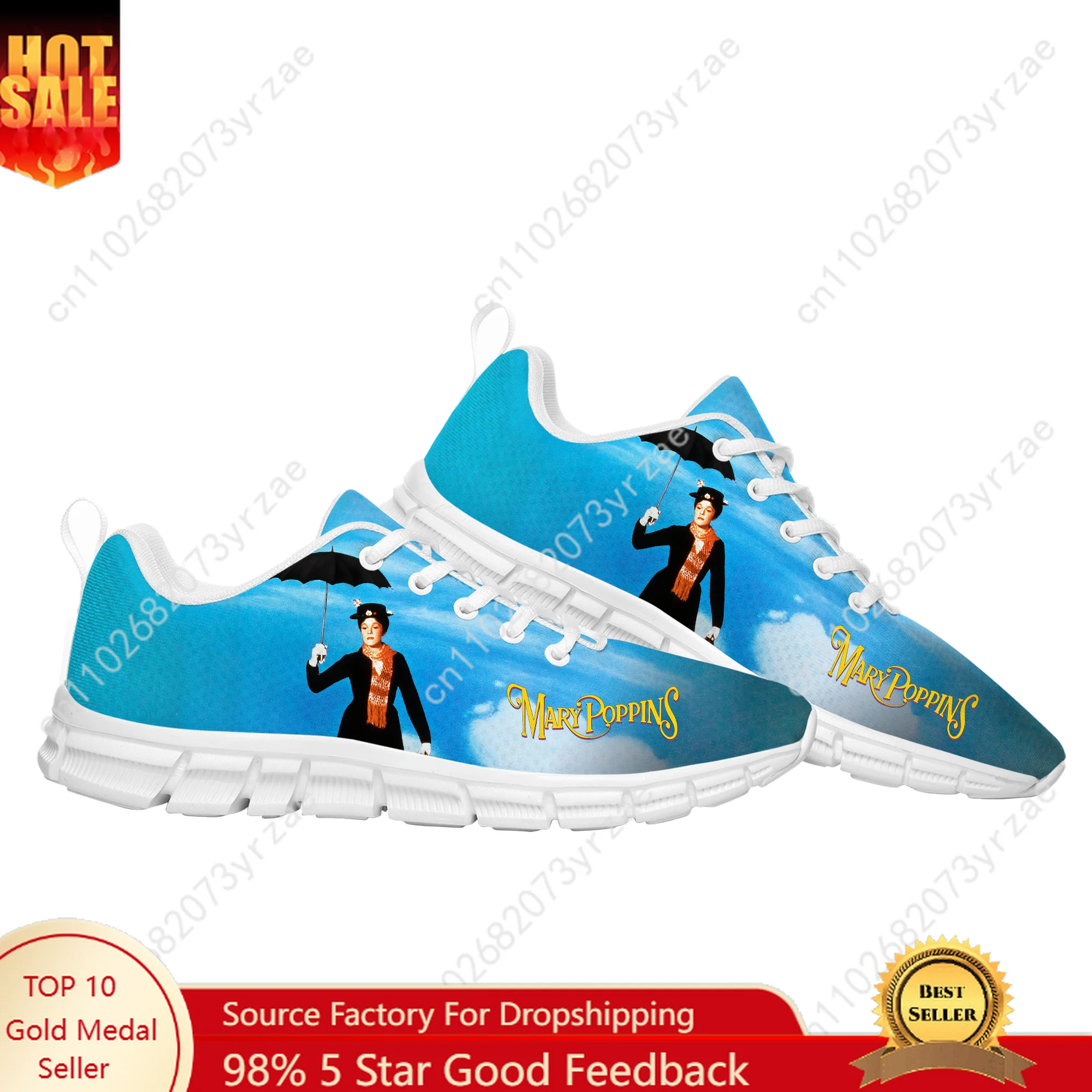 

Mary Poppins Sneakers Mens Womens Teenager Customized Sports Shoes High Quality Fashion Casual Pattern Print Custom Made Shoes