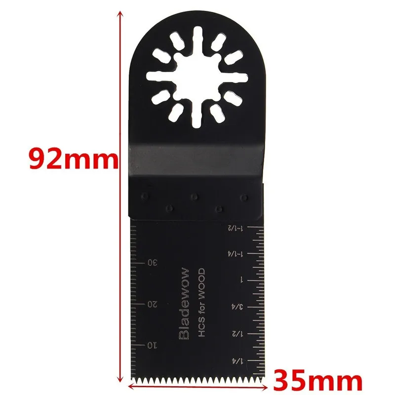 Imagem -03 - Multi Ferramenta Viu Lâminas 35 mm Oscilante Multitool Lâmina de Serra para Renovador Ferramentas de Corte de Energia para Trabalhar Madeira 20 Peças