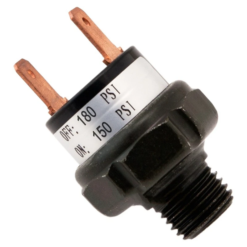 Npt 1/4 Air Compressor Tank Pressure Control Switch 150 Psi On-180 Psi Off Air Ride Suspension(3Pk)