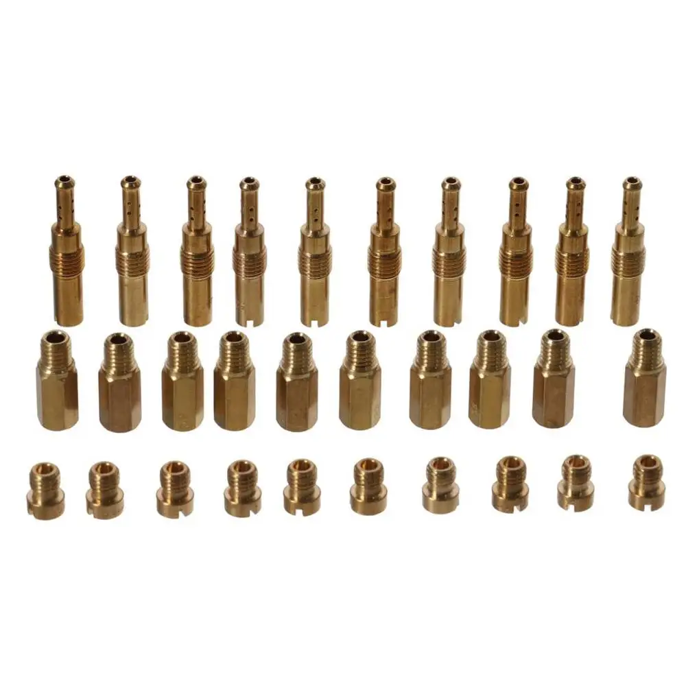 30Pcs Car Assessories Parts Brass Carburetor Accessories Kit Carburetor Main Jets Parts For Car