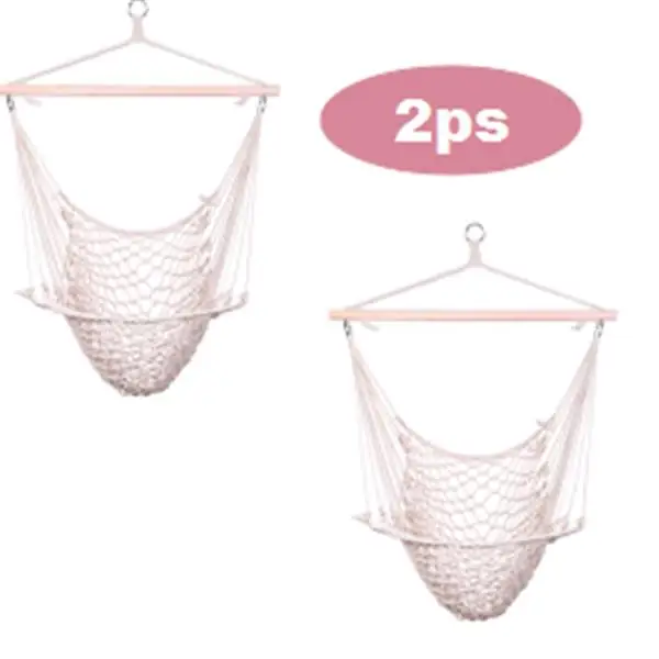 

2pcs Hanging Rope Air/Sky Chair Swing beige