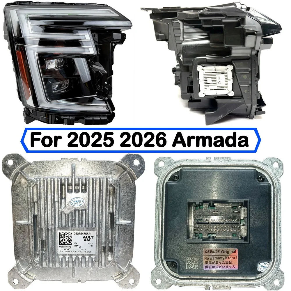 

260554858R Brand New Ballast For 2025 2026 Nissan Armada Y63 LED Headlight Control Module Auto Parts 108W 10102200006