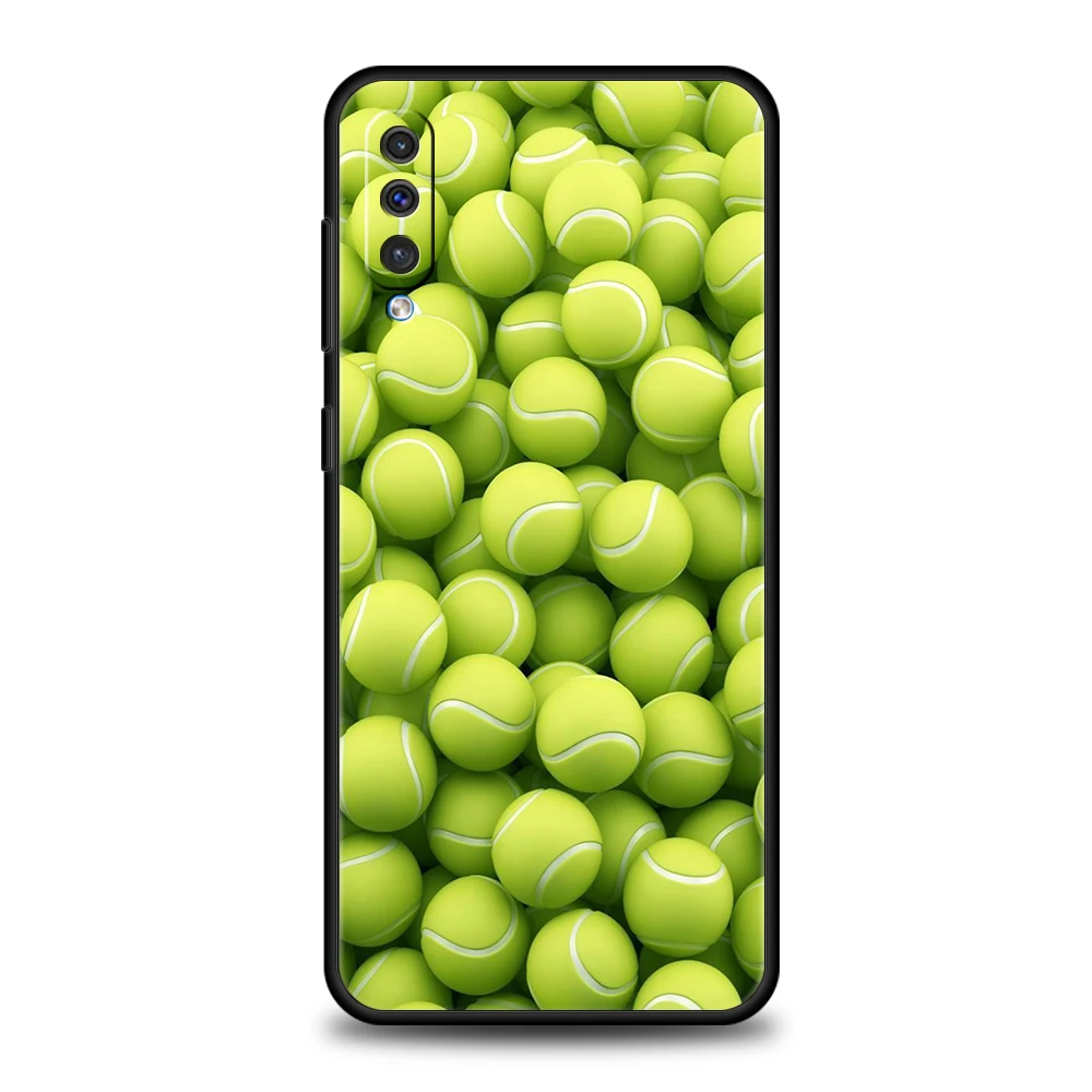 Tennis Sport Phone Case for Samsung Galaxy A55 A35 A15 A14 A25 A54 A51 A71 A72 A73 A32 A52 A52S A41 5G Soft TPU Shell Capas Bags