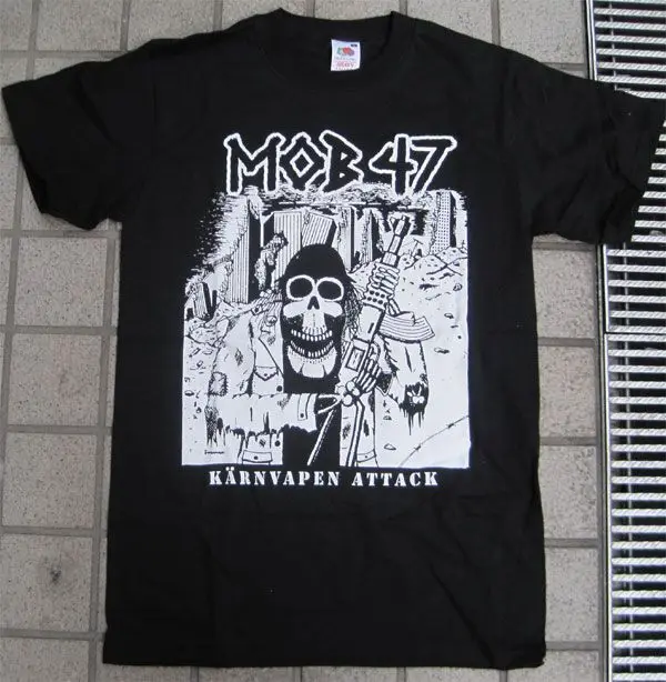 MOB 47 T-Shirt GARANTERAT MANGEL Gift for Punk Fan TE5612