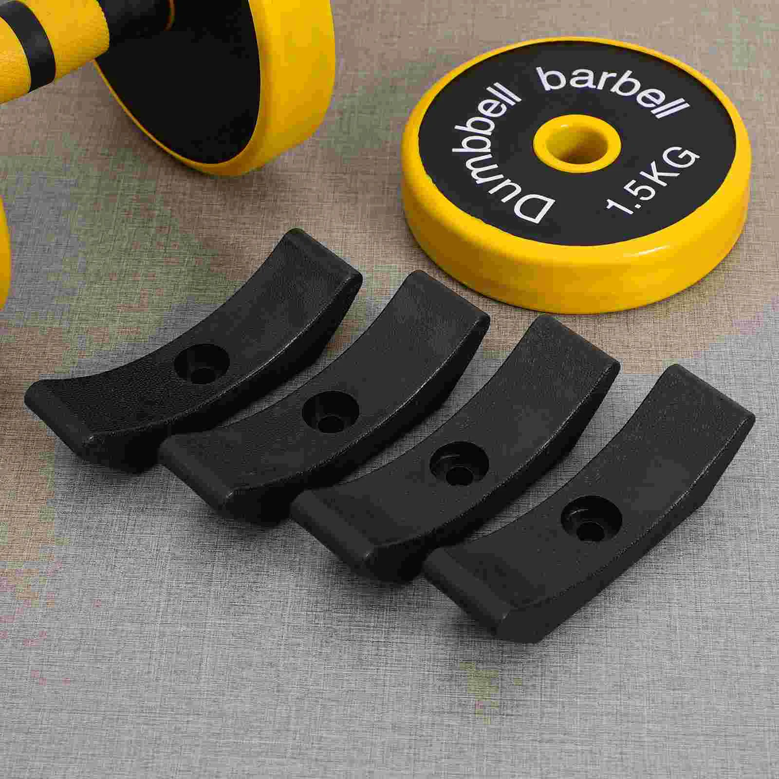 5 Pieces Dumbbell Rack Plastic Cradles Fitness Supplies Saddle Racks Hand Weight Brackets Trays