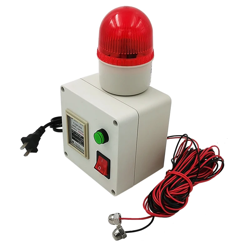 Wireless high low water level alarm automatic sensing of water saturation shortage remote sound and light alarm control switch