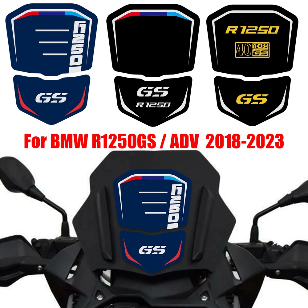 

R1250GS R1250 GS 2018-2023 Motorcycle Front Windshield Sticker R1250GS ADV Front Windscreen Decal For BMW R1250 GS Adventure