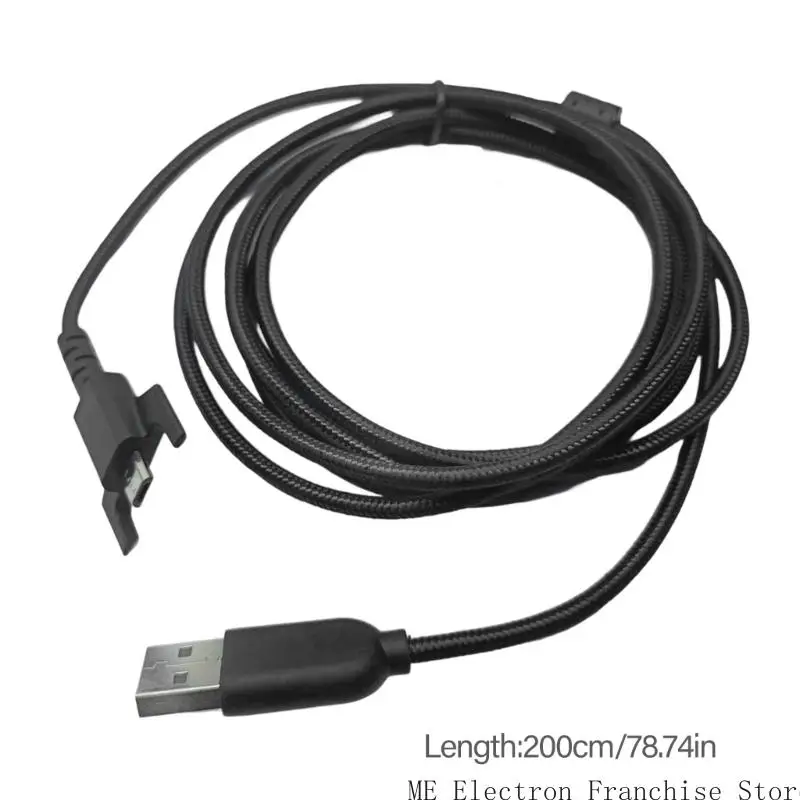 T5EA Long Last Mouse Charging Cord لـ GPW G903 G900 Mouse Power Wire لتوفير إمدادات طاقة مستقرة للاستخدام اليومي