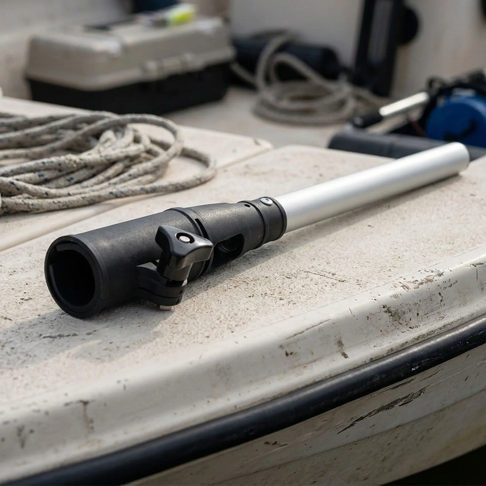 Boat Steering Handle Trolling Motor for ext Easy To Carry Enhanced Operating Flexibility Rowing Boat Extended Length 46 Cm