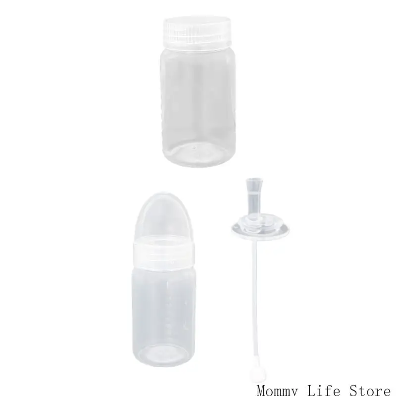 

Infant Formula Storage Container Secure Lid Safe PP Plastic 100ml Capacity for Hassle Travel