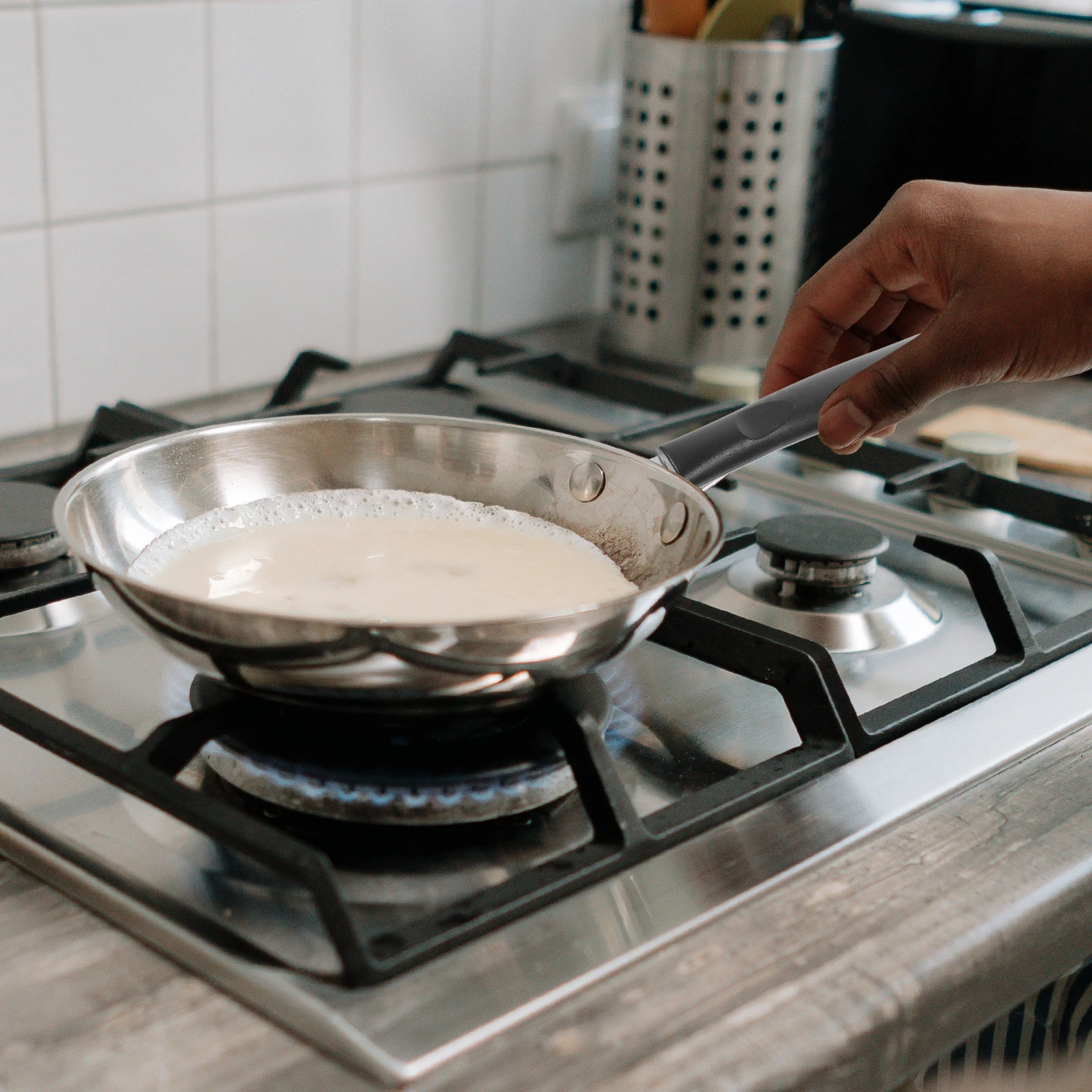 

Anti-scald Pot Handle Replacement Milk Pan Handles Compact Size Resistance Practical Kitchen Utensils Frying Pan