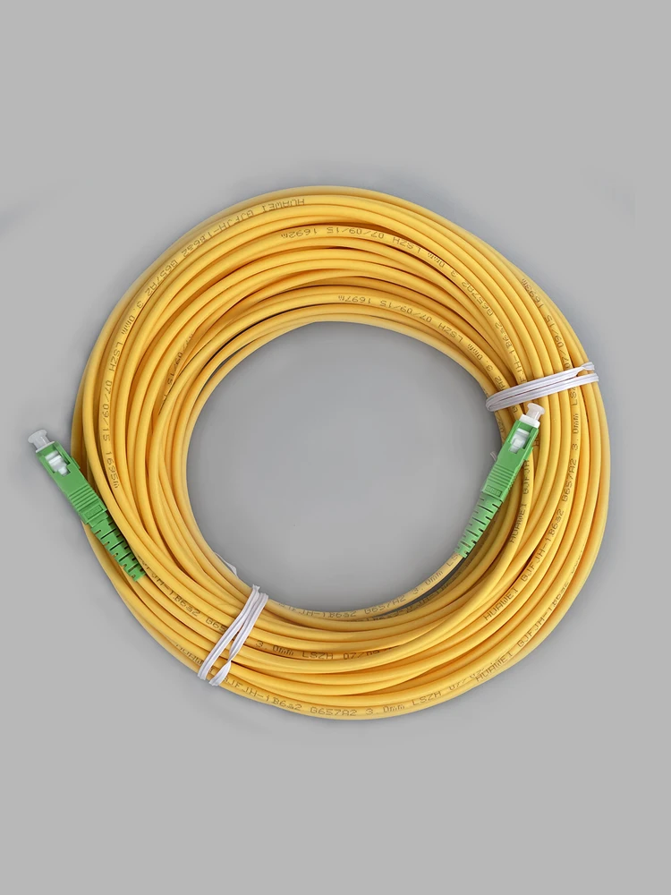 15M 20M 30M Fiber Optic Patch Crod  SC/APC to SC/APC  Single Mode 9/125um   3.0mm  Fibra Opitca Cable  Opitcal Cables