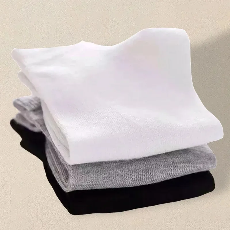 5/10/15 par męskich damskich skarpetek czarnych białych szarych wygodnych oddychających skarpetek do kostki wiosna lato 2024 krótkie skarpetki niskie cienkie