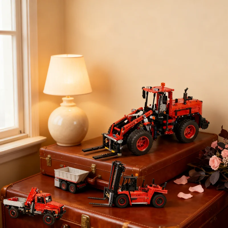 

Набор для сборки MOC 3-в-1: Техническая модель из 4056 деталей, креативный подарок, коллекционная настольная модель премиум-класса для взрослых