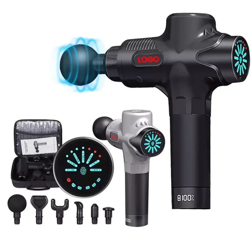 

Портативный беспроводной глубокий фасциальный тренажерный зал, массажный пистолет для мышц тела для домашнего использования для домашнего спортзала