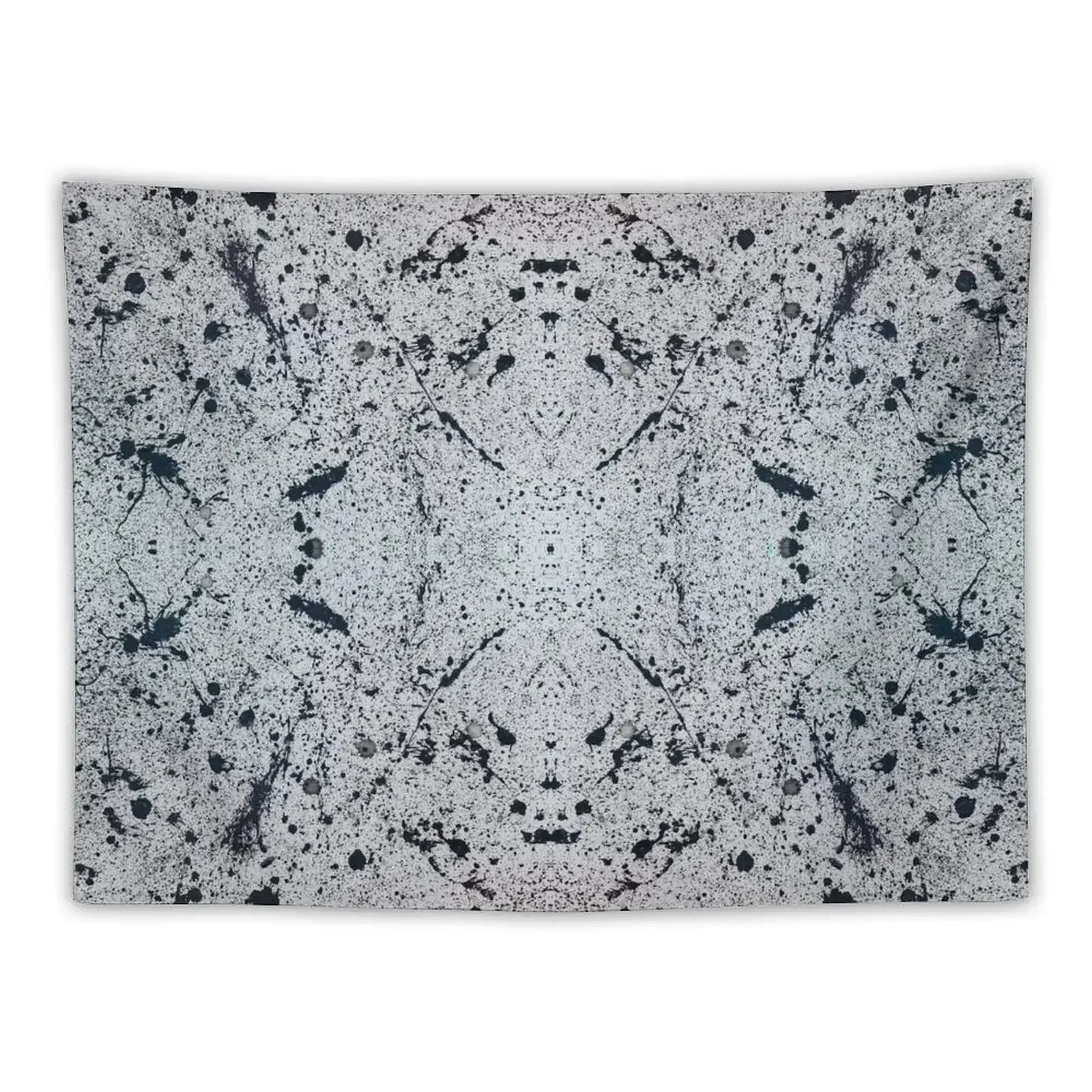 Черно-белый акриловый гобелен с отраженными брызгами, декор для спальни, эстетический гобелен для комнаты, эстетический гобелен