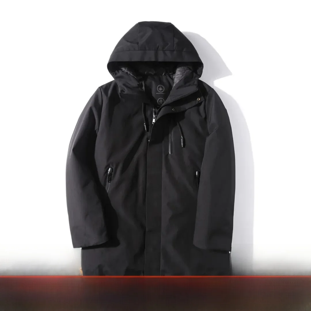 

Men's Mid-Length down Jaet Windproof Waterproof Quilted Vest Autumn Winter Faion Casual Sle Regular Fit Zipper Closure