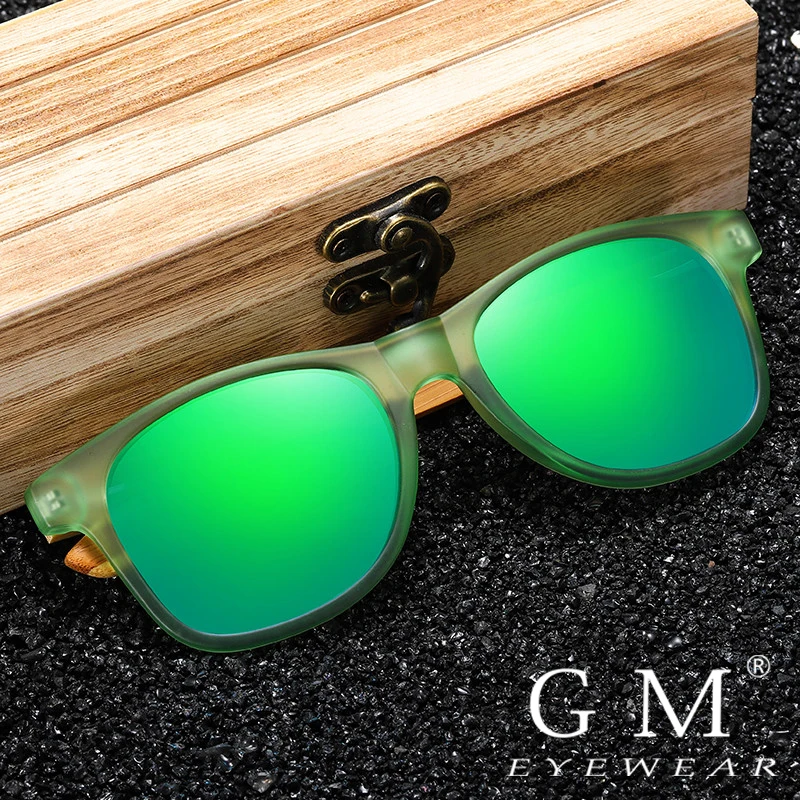 GM Men/Women Fashion Sunglasses Polarized Wood Sunglasses Outdoor Activities Driving Sunglasses.